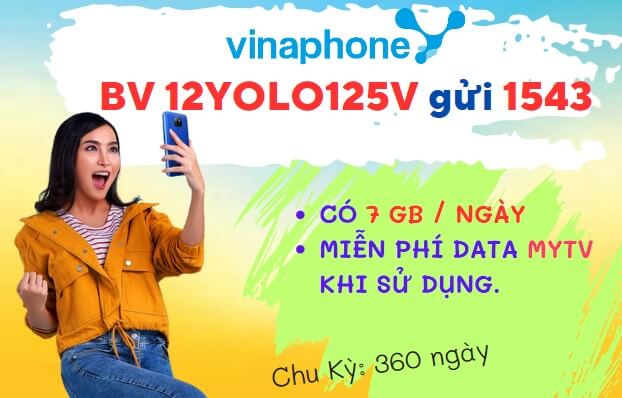 Đăng ký gói cước 12YOLO125V Vinaphone dùng data giá rẻ cả năm 
