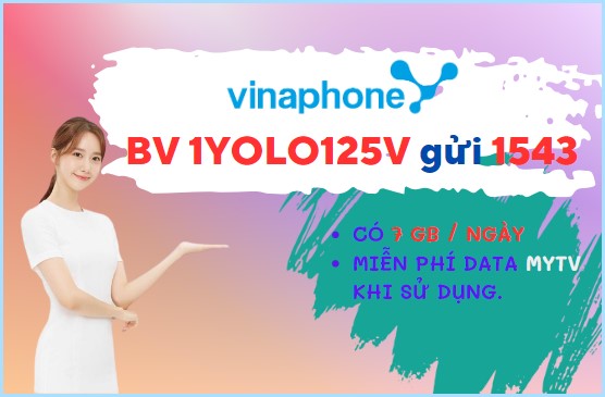 Đăng ký gói cước YOLO125V Vinaphone nhận ưu đãi 210GB data chỉ 125k 