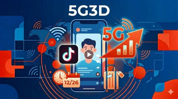 Gói cước 5G3D Mobifone: 8GB/ngày tốc độ cao, miễn phí TikTok 15GB chỉ 30.000đ/3 ngày